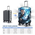 thumbnail image 6 of Beach Grimmjow Travel Luggage Cover Baggage Suitcase Cover Protector Skins 18-32 Inch, 6 of 7