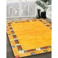 thumbnail image 2 of Ahgly Company Indoor Rectangle Contemporary Orange Abstract Area Rugs, 5' x 8', 2 of 6