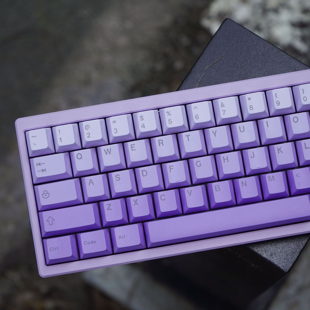 125PCS Dye-Subbed Color Keycaps for Gaming and Mechanical Keyboards Side or Top Engraving Option