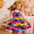 Afuyipoi Girls Spaghetti Strap Dress Size 212Y Tropical Print Tiered — free download
