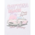 thumbnail image 3 of Wonder Nation Girls Daytona Beach Graphic Tee with Short Sleeves, Sizes 4-18, 3 of 3