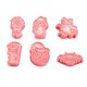 thumbnail image 1 of 6 Moldes para galletas de Halloween XCF rosa, 1 of 2