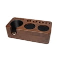 thumbnail image 4 of Esquirla Coffee Tamper Holder Non Slip Coffee Tamper Espresso Station Anti Slip Wooden Coffee Tamper Station Base for Counters Home Walnut, 4 of 7