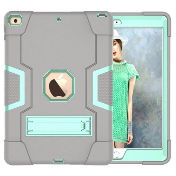 For iPad 10.2 2021 Cover iPad 9th Generation Cover iPad 8th Generation/7th Generation Cover, Hybrid Heavy Duty Shock Protection with Built-in Kickstand for 10.2" iPad 9th, 8th and 7th Generation