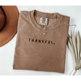 thumbnail image 2 of Thankful Shirt Comfort Colors, Thanksgiving Sweatshirt, Retro Fall Crewneck, Autumn Tees, Cute Fall Shirt, Religious Gift Idea, 2 of 8