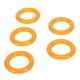 thumbnail image 1 of 20pcs devanadera de la bobina anillo de goma flexible elástico portátil anillo devanadera de la bobina para el reemplazo amarillo, 1 of 8