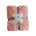 thumbnail image 2 of Hilingoto Polyester Blanket, Thickened Sofa Blanket Plush Soft Comfortable Bed Blanket Thick Wool Warm Blanket for Autumn and Winter Air Conditioning Blanket Coral Blanket Clearance!, 2 of 4