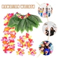 thumbnail image 2 of SHISUYAN 1Set Hawaiian Party Costume Set Tropical Beach Style Cloth Photography Prop For Adults, 2 of 9