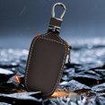 thumbnail image 3 of Estuche para Llaves Cuero Gran Capacidad Estuche para Llaves Coche Con para Hombres (marrón), 3 of 9