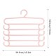 thumbnail image 4 of Yuarrent Estante de almacenamiento de pantalones 5 en 1 multifuncional, 2 uds., estante de almacenamiento ajustable para pantalones, organizador de Almacenamiento y organización del hogar Rosado Yuarrent HA004464-02, 4 of 6