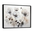 thumbnail image 2 of Designart "Buttercup Meadows On Grey Scale I" Buttercups Floater Framed Canvas Wall Art, 2 of 5