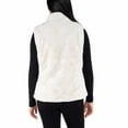 thumbnail image 3 of Nicole Miller Womens Faux Fur Exterior Reversible Vest,Ivory,Large, 3 of 3