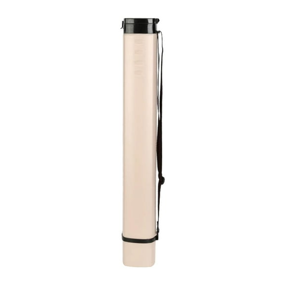 balikha Extendable Poster Tube Document Holder Multifunctional Tube Adjustable Scroll Holder Drawing Storage Tube for Paper Beige