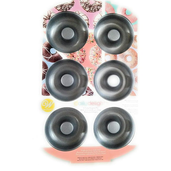 Wilton Daily Delights 6-Cavity Doughnut Pan Non-Stick