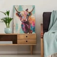 thumbnail image 5 of Abstract Cowboy Silhouette Textured Canvas Print， Suitable for Living Room Decor， Bedroom Wall Art， Office Space Decoration， Entryway Accent， and Bar Wall Hanging, 5 of 8