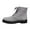 Grey, variant on Women's Cute Flat Shoes Lace Up Low Heel High Top Winter Snow Boots Warm Fur Lined Ankle Boots Comfortable Suede Lace Up Booties Outdoor Hiking Booties