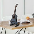 thumbnail image 1 of Handmade Wooden Guitar Model Display Mini Musical Ornaments Desktop Decoration, 1 of 8