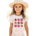 thumbnail image 2 of Flowers Shirt for Girls Cute Girly Colorful Floral Tee for Toddlers and Kids Natural Shirt Youth Large, 2 of 5