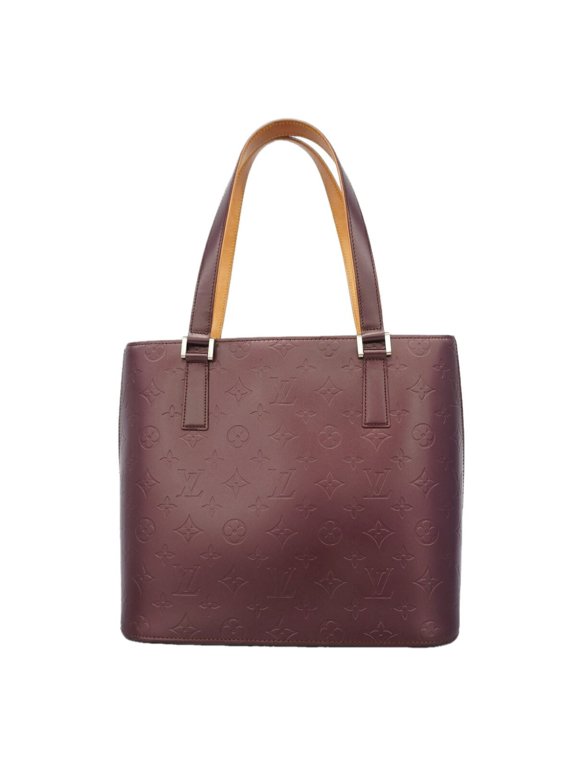 Pre-Owned Louis Vuitton Monogram Mat Stockton Tote Bag M55116 Violet (Women's)