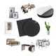 thumbnail image 4 of Almohadillas antideslizantes para muebles -24 piezas 2?? Pinzas para muebles Pisos de madera dura antideslizantes para patas de muebles Patas de muebles de goma autoadhesivas Protectores de pisos de m, 4 of 5
