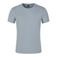 thumbnail image 2 of JUNWELL Hommes Liquidation Grandes Tailles Chemises pour Hommes Manches Courtes Liquidation Été T-Shirt à Col Rond pour Hommes Coton Mercerisé Manches Courtes, 2 of 3