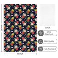 thumbnail image 2 of 2 Pcs Pioneer Flower Floral Print Pattern Kitchen Towels, Funny Microfiber Dish Towel Set, 18" X 26" Tea Towels, 2 of 6