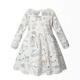 thumbnail image 2 of SHENGSI Children'S Clothing Spring and Autumn Girls' Long-Sleeved Dress, Children'S Spring and Autumn Girls' Long Sleeved Dress Children'S Printed Long Sleeved Dress Cotton Children, 2 of 4
