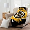 thumbnail image 3 of The Northwest Group  Boston Bruins 46" x 60" Dimensional Micro Raschel Plush Throw Blanket, 3 of 5