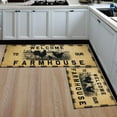thumbnail image 3 of Kitchen Mat Set of 2 Pieces Farmhouse Anti Fatigue Floor Mat, Rooster Kitchen Rug Buffalo PlaidRug Sets Waterproof & Non-Slip Comfort Standing Mats for Kitchen, Sink, Laundry Fall or Farmhouse, 3 of 6