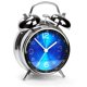 thumbnail image 1 of Super Loud Alarm Clock for Heavy Sleepers Adults,Twin Bell Retro 4 Inch Silent Non-Ticking Quartz with Backlight, Metal dial, Alarm Clocks for Bedrooms Bedside (Blue), 1 of 5