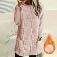 thumbnail image 2 of Xdegoge Cute Sweaters for Women Winter Fleece Pullover Sherpa Sweatshirts Heart Graphic Warm Tops Long Sleeve Crewneck Oversized Sweatshirt Loungewear, 2 of 10