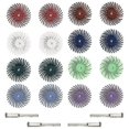 thumbnail image 1 of 16 Pcs Brosse Abrasive Disque de Poils de Roue Ensemble de Brosses de Polissage avec 4x Mandrins pour Outil, 1 of 5