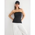 thumbnail image 2 of Strapless Solid Top with Side-Slits, 2 of 6