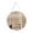 Beige, variant on Round Wooden Wall Hanging Flower Basket, Wall Mounted Floral Container for Home Living Room Decor, Rustic Wood Flower Box with Lace Trim, Artificial Flower Holder for Wall