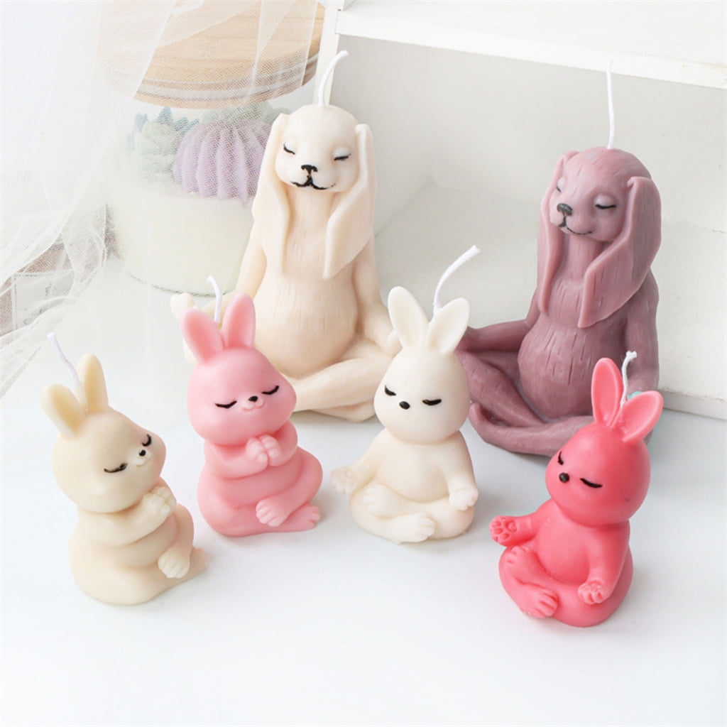 Geemin Geometric Candle Mold Silicone Mold for Candle Making Reusable Candle Resin Epoxy Mould Casting Molds DIY Silicone Mould