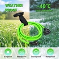 thumbnail image 2 of 25FT 30 Amp RV Extension Cord Outdoor with Grip Handle, Flexible Heavy Duty 10/3 Gauge STW 3 Prong RV Power Cord with Cable Organ, 2 of 5