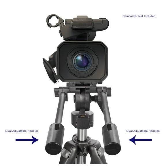 Professional Dual Handle Aluminum 67 Tripod For Camcorders & Cameras (Bubble Level)