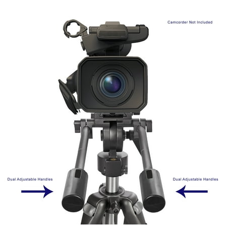 Professional Dual Handle Aluminum 67 Tripod (Bubble Level) For Sony Alpha (Best Case For A6000)