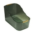 thumbnail image 4 of Organizador de maquillaje/Organizador de baño/Caja de almacenamiento de escritorio multiusos/ Verde, 4 of 9