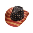 thumbnail image 1 of Gorra para adulto, Gorra de ala ancha con estampado de la bandera nacional a rayas estrelladas Gorra de Jazz para fiestas y discotecas, 1 of 5