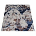 thumbnail image 3 of RUGSOTIC CARPETS HAND KNOTTED SILK AREA RUGS - 6'x9', Rectangle, Beige, Abstract Modern Design, High Pile Thick Handmade Anti Skid Area Rugs for Living Room, Bed Room (NS1239), 3 of 5