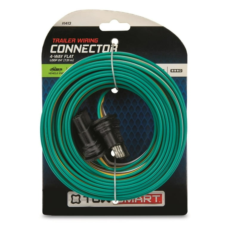 TowSmart 24 ft. Trailer End Trailer Wiring Connector TowSmart 24 ft. Trailer End Trailer Wiring Connector