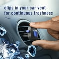 thumbnail image 5 of Febreze AUTO Car Air Freshener, Odor-Fighting Car Vent Clip, Platinum Ice, 4 Count, 5 of 8