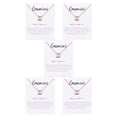 thumbnail image 3 of Qarigey Doce signos del zodiaco constelaciones tema único símbolo amistad COLLAR COLGANTE para amantes Festival regalos oro rosa Géminis Geminis 5piezas Qarigey CBP201045, 3 of 6