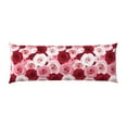 thumbnail image 2 of Lsque Rose Body Pillow Case Cover,Ultra-Soft Microfiber Bed Pillow Cases 20x54 inches,Elegant Bedding,Breathable Durable Pillow Cover with Envelope Closure, 2 of 8
