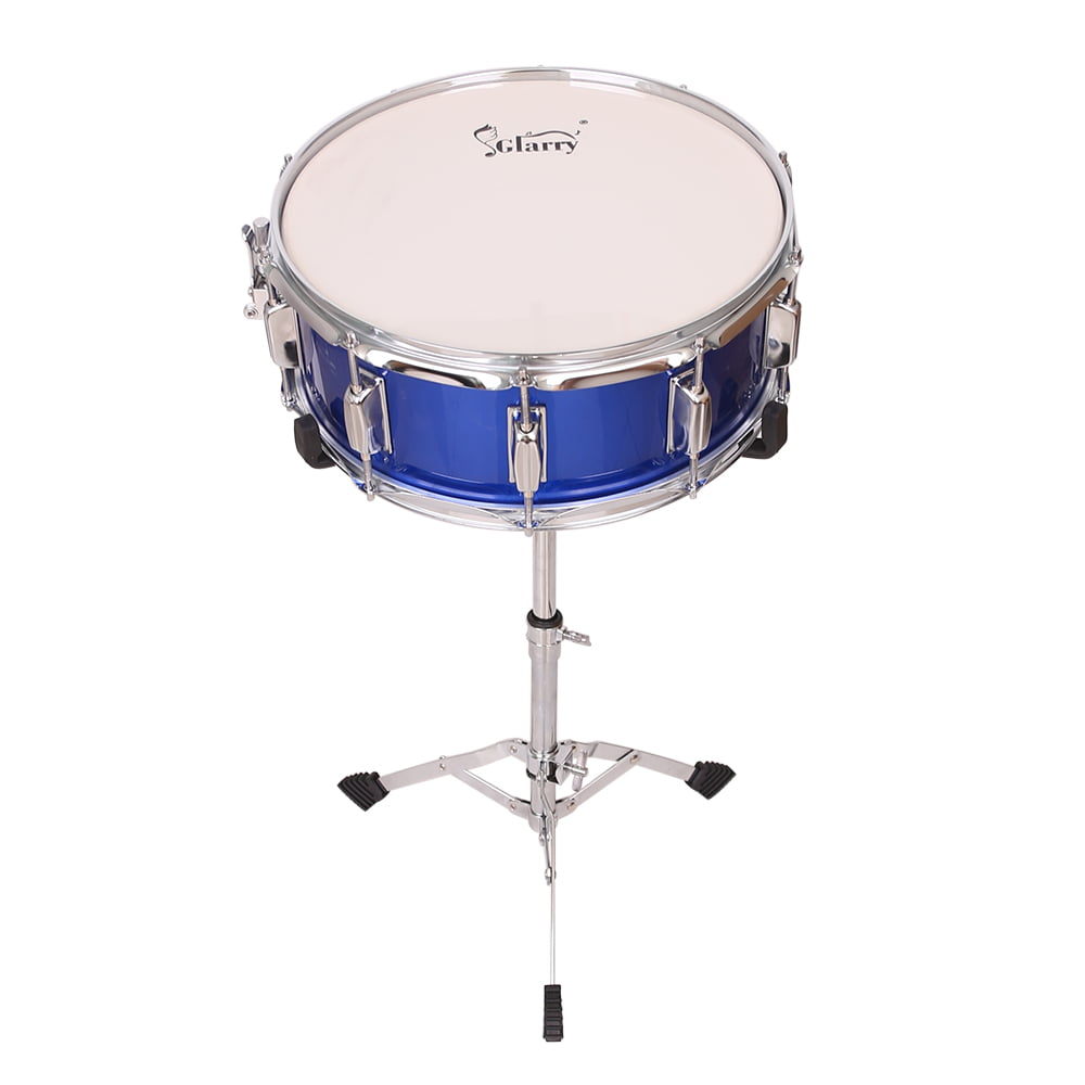 Bluethy Glarry 14 x 5.5 Snare Drum Poplar Wood Drum Percussion Set With  Snare Stent Drum Stand