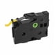 thumbnail image 4 of Cinta de etiquetas Qian QZe-621, 6 pack laminadas 9 mm de ancho 8 m de largo, Negro/Amarillo, compatible con Brother P-Touch TZe HSe, resistente al agua y desgaste, 4 of 8