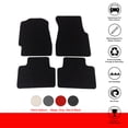 thumbnail image 2 of Ikon Motorsports Compatible with 92-95 Civic 2Dr 3Dr 4Dr OE Factory Style Black Nylon Carpet Car Floor Mats Front Rear 4pcs 1992 1993 1994 1995, 2 of 5
