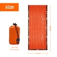 thumbnail image 2 of RYLZX 2 Pack Emergency Sleeping Bags Including a whistle Portable Emergency Blanket Survival Gear, 2 of 9