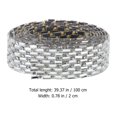 thumbnail image 2 of Shisuyan Rhinestone Trim Silver 1 Roll 0.8X78.7In, 2 of 8